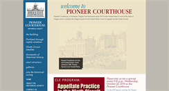 Desktop Screenshot of pioneercourthouse.org