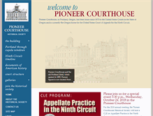 Tablet Screenshot of pioneercourthouse.org